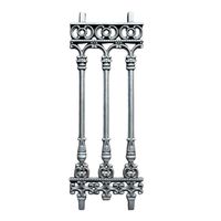 Décor de escalier en fer forgé, accent architectural, travail métallique de luxe, design sur mesure, moderne, élégant, garde-corps extérieur sécurisé