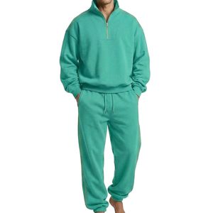 Clothing Manufacturers Custom Sweatsuit Unisex Heavyweight Fleece Cotton Hoodie <b>Sweatpants</b> and Hoodie <b>Set</b> Tracksuits for Men - Product Image 1