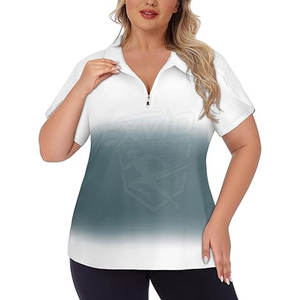 Camisetas Polo Extra Grandes de Nuevo Diseño 2026 para Mujer, Camisetas Polo Extra Grandes Personalizadas para Mujer a Bajo Precio - Product Image 3