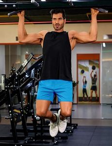 กางเกงวิ่งออกกำลังกายผู้ชาย ระบายอากาศได้ดี ผ้าทอ สำหรับฟิตเนส สกรีนโลโก้ได้ ความยาว 5 นิ้ว กางเกงกีฬาลำลองสำหรับผู้ชาย - Product Image 3