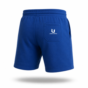 OEM Custom <b>Men's</b> Fleece <b>Shorts</b> Soft Cotton Terry <b>Lounge</b> <b>Shorts</b> Elastic Waist Jogger <b>Shorts</b> for Gym Fitness Casual and Streetwear - Product Image 3