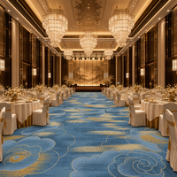 Tapis Axminster en laine ignifuge, tapis à motifs fantaisie pour hôtel, salle de banquet, lieu de mariage, théâtre, prix d'usine