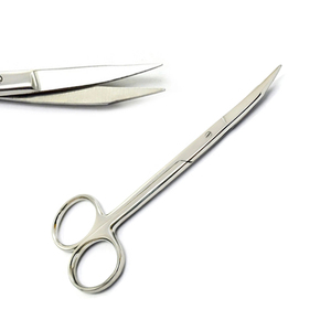 ชุดกรรไกรผ่าตัดทางทันตกรรมสแตนเลสสตีล 3 ชิ้น ยี่ห้อโกลด์แมนฟ็อกซ์ แบบตรง แบบโค้ง และแบบโค้งสองด้าน สำหรับตัดเยื่อและผ่าตัด - Product Image 2