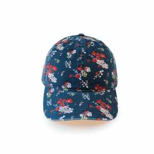 Floral Print Baseball Cap Unisex Casual Spring <b>Summer</b> Breathable Cotton Flat Brim - Product Image 5