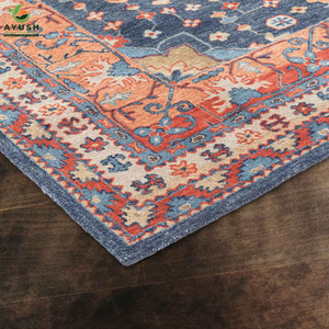 Tapis en laine tuftés à la main de qualité supérieure, tapis doux pour salon, chambre et bureau - Product Image 4