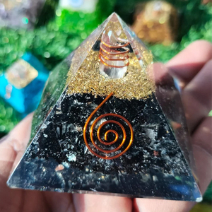 Wholesale Natural Moss Agate <b>Orgone</b> Pyramid <b>Crystal</b> Gemstone Feng Shui Spiritual Home Decor - Product Image 3