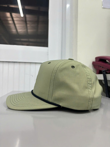 Gorra de Golf de 6 Paneles con Estampado de Goma Verde Personalizado, Cuerda Ajustable, Estilo Urbano Unisex, Gorra de Golf Informal, Logotipo Bordado Personalizado OEM - Product Image 2