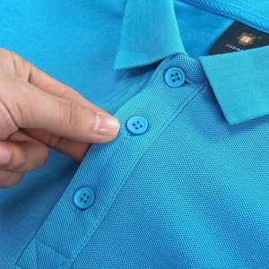 Chemise personnalisée pour homme, 100% coton tricoté, manches courtes, logo sur le devant, respirante, vêtements de golf décontractés, OEM ODM, taille XL - Product Image 4