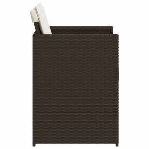 Silla de Patio Marrón y Crema para Jardín - Product Image 6