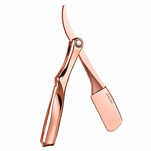 Electroplating Silver Single Blade <b>Razor</b> Manual Barber Straight <b>Razor</b> Shaving Knife Shave Beard <b>Razor</b> for <b>Men</b> - Product Image 5