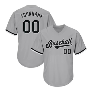 Maillot de baseball col en V 2026 en maille respirante, séchage rapide, léger, antibactérien, unisexe, pour équipes sportives et fans - Product Image 4