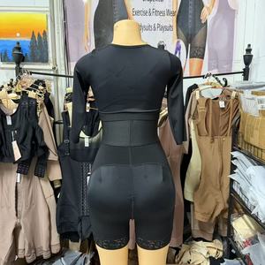 Combinaison gainante haute compression 1 pièce pour femme, effet ventre plat et lifting des fesses, body amincissant - Product Image 3