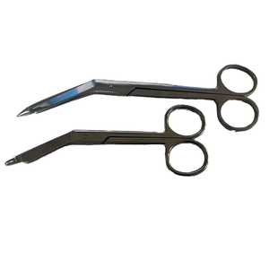 Tijeras de gasa de acero inoxidable, tijeras quirúrgicas médicas para vendajes de primeros auxilios en hospitales, instrumento reutilizable - Product Image 5
