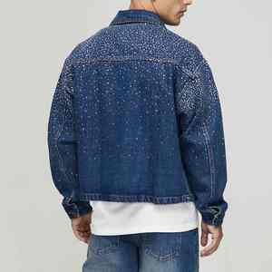 Chaqueta Vaquera de Mezclilla con Pedrería, Estilo Vaquero Occidental para Hombre, Decoración Brillante con Pedrería, Tela de Alta Calidad, Corte Tradicional - Product Image 6