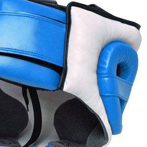 Protection de la tête, casque d'arts martiaux, casque de boxe, casque de sparring en cuir, casque d'entraînement de boxe, protections de tête pour la boxe - Product Image 5
