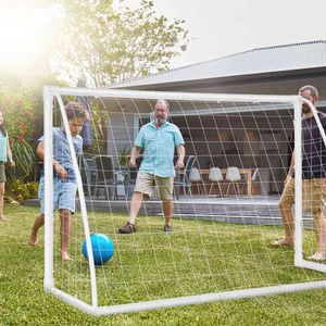 But de football pliable - Cadre en acier durable, filet en nylon haute résistance pour l'entraînement au football - Product Image 1