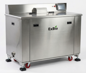 Broyeur de déchets alimentaires industriel écologique Exbio EX-200 avec moteur en acier inoxydable 304 1100W, machine de recyclage haute efficacité - Product Image 1