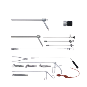 Ensemble d'instruments manuels de haute qualité en acier inoxydable allemand, comprenant un sigmoidoscope OB, un proctoscope, un anoscope et des pinces - Product Image 2