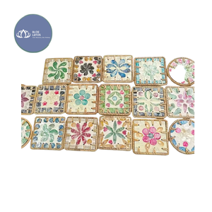 Posavasos de Cerámica y Ratán Ecológicos, Decoración Moderna para Mesa, Venta Caliente - Product Image 3