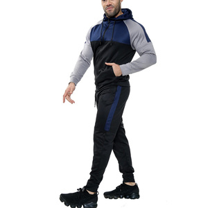 Conjunto Deportivo Informal de Dos Piezas con Pantalones Cortos y Chaqueta con Cremallera, Personalizable con Logotipo, para Hombre - Product Image 3