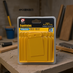 Grattoir en plastique jaune 12/U ESPATULAS Produit de matériaux de construction - Product Image 2