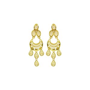 สร้อยคอทองชุบแบบไมครอน 14K18K24K ลายดอกไม้ ดีไซน์แฟชั่น สไตล์ตุรกี ดูไบ ชุดเครื่องประดับแบบดั้งเดิมสำหรับงานแต่งงานของผู้หญิง ขายส่ง - Product Image 6