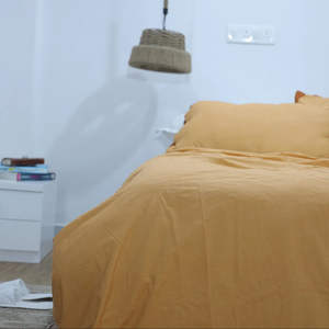 Parure de lit en coton et bois de santal, style moderne pour hôtel, literie de luxe pour la décoration de chambre, tailles queen et king. - Product Image 1