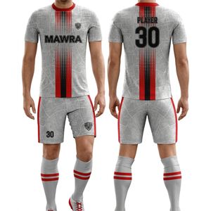 ชุดเสื้อฟุตบอลแบบกำหนดเอง Mawra สำหรับผู้ชาย แขนสั้น โพลีเอสเตอร์ ทรงสปอร์ต ใส่ได้ทุกฤดู พร้อมหมายเลข 30 - Product Image 1
