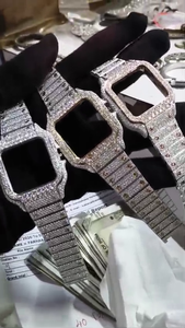 Trending DEF VVS Lab Grown Diamond Watch <b>Automatic</b> Mechanical Sapphire Crystal Luxury Iced Out <b>Wristwatch</b> Stonewels - Product Image 3