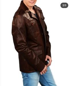 Chaqueta de cuero personalizada para hombre, a la moda chaqueta de cuero, hecha en paquistaní, el mejor precio - Product Image 2