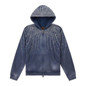 Sudaderas con Pedrería para Hombre, Colores y Etiquetas Personalizadas, Sudaderas de Moda Masculina - Product Image 3