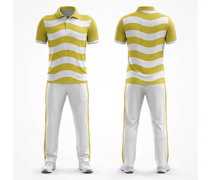 Modern <b>Cricket</b> Uniform Set with Digital Sublimation Print | Men Women Youth <b>Cricket</b> Wears Polo Shirt and Trouser Full Team - Product Image 6