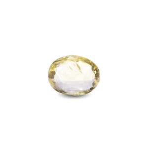 5.1 Carat Oval Cut Yellow Sapphire Loose Gemstone for Fine Jewelry - Product Image 2
