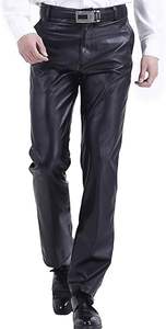 Pantalon en cuir pour homme adulte de haute qualité - Pantalon cargo en cuir pour homme de haute qualité - Élégant, durable et parfait pour les occasions décontractées - Product Image 3