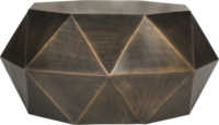 Tables basses rondes en métal en forme de diamant, décoration d'intérieur, meubles pour salon et tables de hall, meubles, table en diamant