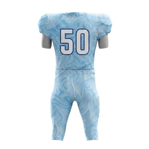 Uniforme de football américain STAR SPEED de qualité supérieure, couleur personnalisée, polyester respirant, écologique, imperméable, logo personnalisé - Product Image 2