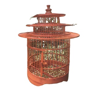 Jaula de bambú ecológica para pájaros, jaula hecha a mano de tamaño pequeño para cría de mascotas, nuevo diseño - Product Image 6