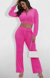 Ensemble de survêtement évasé personnalisé pour femme, taille haute, tenue de sport deux pièces, fabricant de vêtements de fitness - Product Image 6