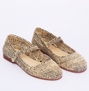 รองเท้าโลฟเฟอร์แบบแรฟเฟอร์ที่ทำด้วยมือ: รองเท้าแบบสวมสไตล์โมร็อกโก - Product Image 1