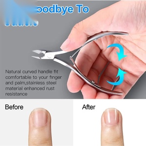 Stainless Steel <b>Nail</b> Clippers Flat Sharp Tip Wide Jaw Opening Professional Finger <b>Nail</b> <b>Tool</b> Adult Simple Style Bulk Pack - Product Image 4