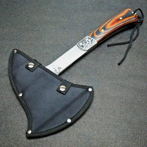 LEGACY BLADES Hacha industrial de acero con alto contenido de carbono, mango de madera, herramienta de corte para exteriores hecha a mano, tomahawks personalizables, privado - Product Image 6