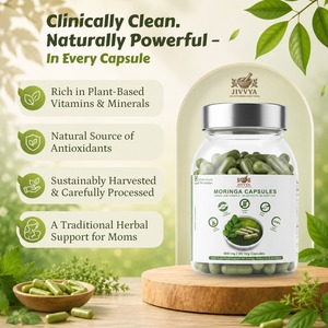 Cápsulas de Moringa JIVVYA 500 Mg, 120 Cápsulas Vegetales, Fórmula de Hoja Entera, Sin Aditivos, Sin Gluten, Sin Maíz - Product Image 5