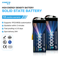 Batería de Iones de Litio de Estado Semisólido XINGTO de Alta Calidad, Modelo 6S, 28000 mAh, 340 Wh/kg, LiNiMnCoO2, para Drones Industriales UAV