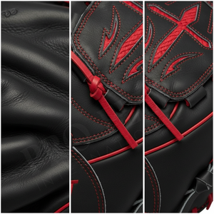 Guante de Béisbol de Cuero de Moda en Oferta para Jugadores Adultos y Jóvenes, Manopla Suave y Duradera con Costuras Rojas, Guantes para Captura y Equipos de Club - Product Image 4