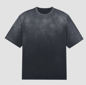 Servicio OEM: Camiseta con lavado ácido para hombre, estilo oversize, streetwear, vintage, diseño personalizado, ropa masculina, camisetas con MOQ bajo - Product Image 2