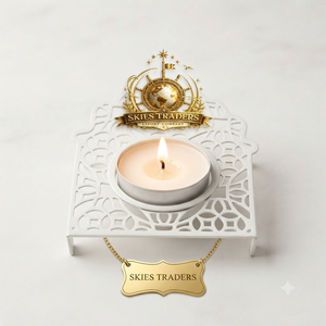 Lanterne marocaine dorée en métal ajouré pour bougie chauffe-plat, centre de table vintage, accent décoratif pour la maison, présentoir lumineux festif - Product Image 4
