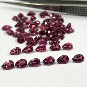¡Venta! Mejor calidad AAA personalizable 5x7mm turmalina Rosa natural facetado corte de pera piedras preciosas sueltas proveedor al por mayor - Product Image 3