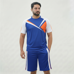 Ensemble de vêtements d'été écologiques, chemise et short personnalisés, tenue décontractée en deux pièces pour les marques durables, les voyages et la vie quotidienne - Product Image 1