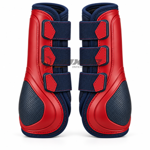 Bottes de brossage pour chevaux de qualité supérieure, avec design flexible, intérieur doux et fermeture fiable, pour l'entraînement, la compétition et l'usage quotidien. - Product Image 1
