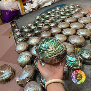 Mother Pearl Jewelry Organizer <b>Abalone</b> <b>Shell</b> Box Polished Eco-Friendly Angel Theme Wedding Home Decor Gift Ho Chi Minh City - Product Image 5